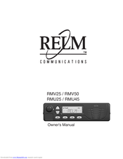 RELM RMV50 Owner's Manual
