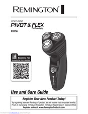 Remington Pivot & Flex R3150 Use And Care Manual