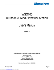 Maretron WSO100 User Manual