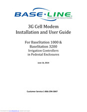 Base Line 3G Cell Modem Installation And User Manual
