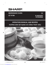 Sharp R-219TS Operation Manual And Recipes