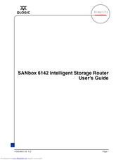 QLogic SANbox 6142 User Manual