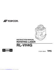 Topcon RL-VH4G Instruction Manual