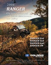 Polaris 2004 RANGER 4x4 Owner's Manual