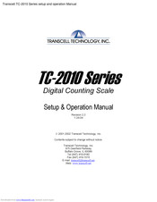 Transcell Technology TC-2010 Series Setup & Operation Manual