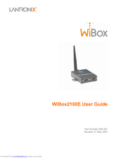 Lantronix WiBox2100E User Manual
