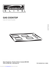 Kenmore Gas cooktop Use & Care Manual