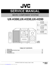 JVC UX-H350 Service Manual