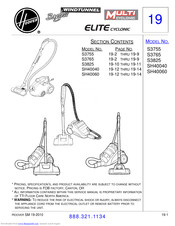 Elite Cyclonic Bagless Canister Vacuum 
