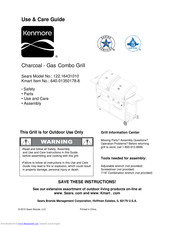 Kenmore 122.16431010 Use & Care Manual