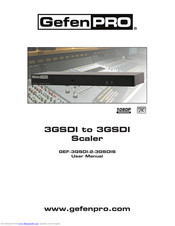 Gefen Pro 3GSDI User Manual