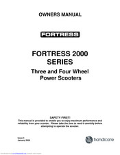 Handicare Fortress 2000 SERIES Owner's Manual