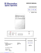 Electrolux EDW 1100 Service Manual