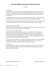 Microlynx Systems M0070 User Manual
