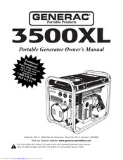 Generac Power Systems 3500XL Owner's Manual