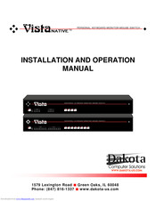 Dakota Computer Solutions VistaNative Installation And Operation Manual