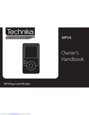 Technika MPV4 Owner's Handbook Manual