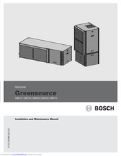 Bosch SM024 Installation And Maintenance Manual