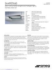 Smeg SA490TX60 Brochure & Specs