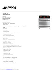 Smeg C9CMXA Brochure & Specs