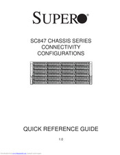 Supermicro SC847 CHASSIS SERIES Quick Reference Manual