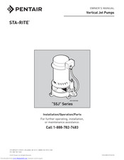 Pentair Sta-Rile SSJ Series Owner's Manual