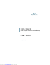 Planar EL320.240.36-HB User Manual