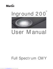 Martin Inground 200 CMY User Manual