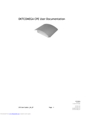 DKT Comega CPE User Documentation