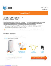 Cisco AT&T 3G MicroCell Getting Started Manual