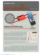 Speedict E-Bike User Manual