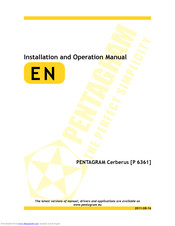 Pentagram P 6361 Installation And Operation Manual