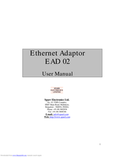 Sparr EAD 02 User Manual
