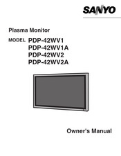 Sanyo PDP-42WV1A Owner's Manual