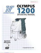 Hydro-Force Stylus m1200 Operating Manual