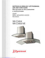 Mastercook WK-Cristal Use And Care Manual