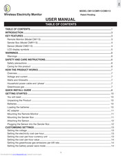 2 Save Energy Owl CMR113 User Manual