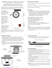 Ikelite Compact Video Housing Instruction Manual