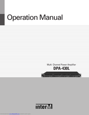 Inter-m DPA-430L Operation Manual