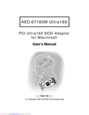 Acard AEC-67160M Ultra160 User Manual