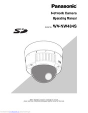 Panasonic WV-NW484SE Operating Manual