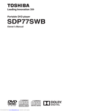 Toshiba SDP77SWB Owner's Manual