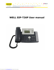 WELL SIP-T26P User Manual