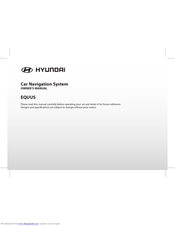 Hyundai Car Navigation System Owner's Manual