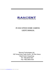 Rancent Tech RG11U User Manual