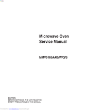 Maytag MMV5165AAB Service Manual