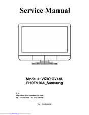Vizio GV46L FHDTV20A Service Manual