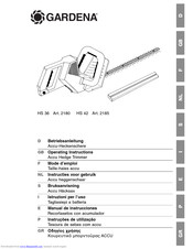 Gardena 2185 Operating Instructions Manual