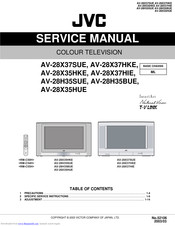 JVC AV-28X37SUE Service Manual