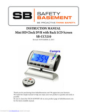 Safety Basement SB-CC5210 Instruction Manual